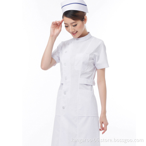 Female Design White Blouses For Women Nurse Uniform In United State